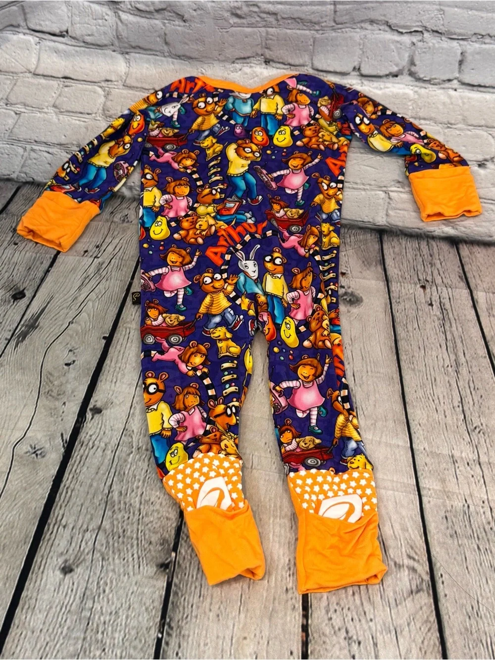 Sugar Swan Starlette Arthur Bamboo Zippie Romper